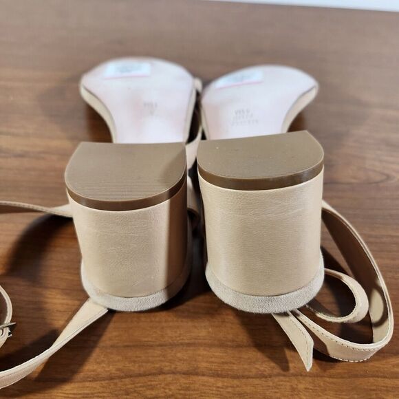 Rebecca Allen The Block Sandy Ankle Strap Sandal Nude III Womens Size 11 *FLAWS* - Picture 10 of 16